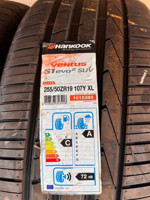 Vând 2 anvelope 255/50/19 hankook de vară noi