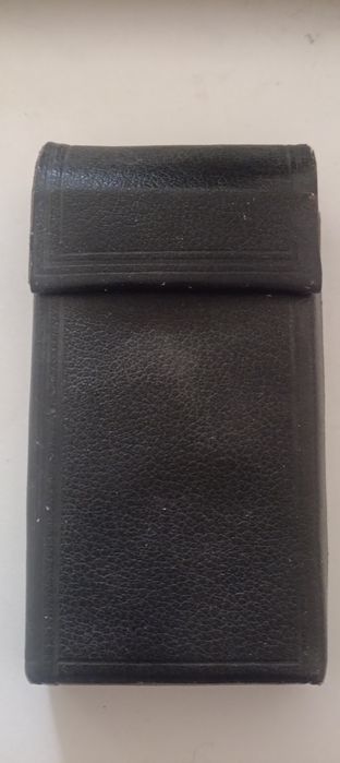 Автентична табакера за дълги цигари от естествена кожа от Соца