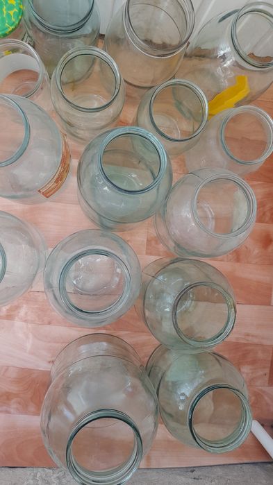 Банки стекляные разные