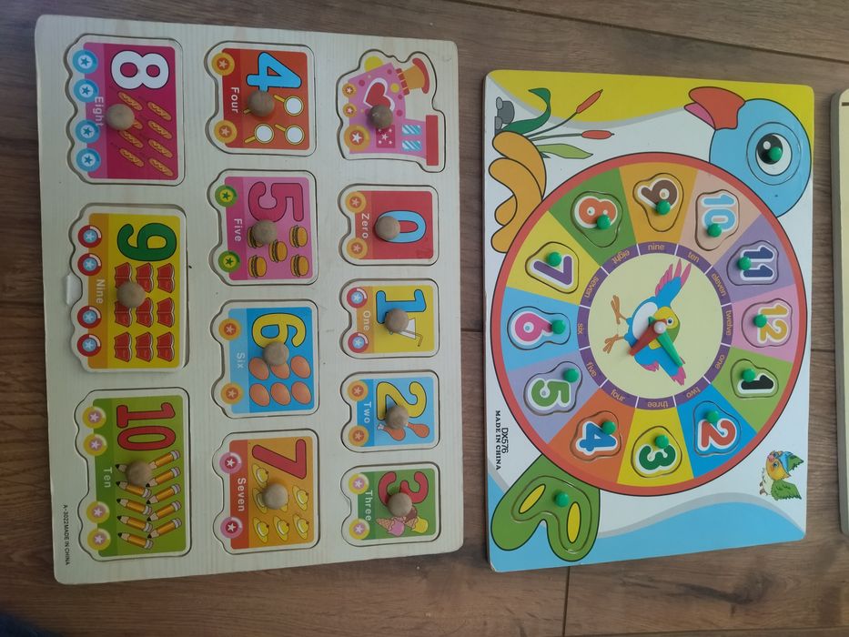 Монтесори дъска, дървени играчки