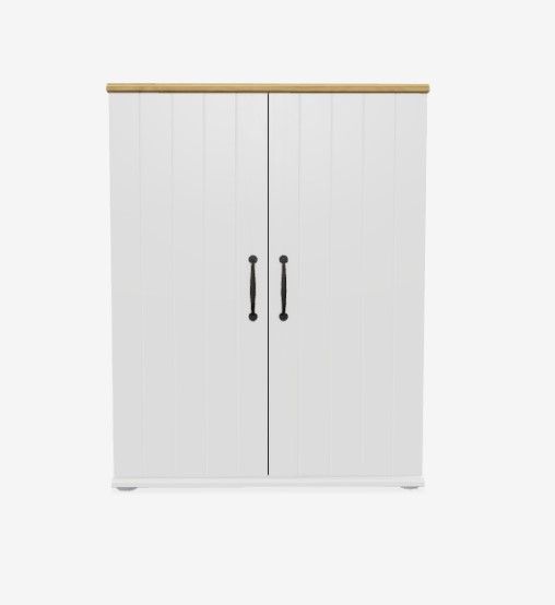 IKEA SKRUVBY Comodă 70 cm; Dulap Depozitare cu Rafturi și 2 Uși