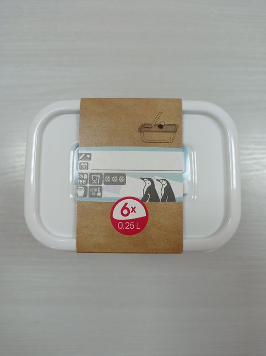 Кутии за съхранение на храна за кърмачета от 6 бр.