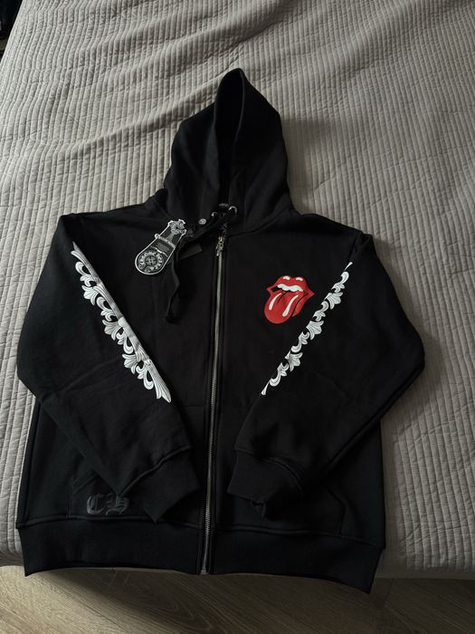 Chrome hearts&the Rolling stones зипка хром хартс