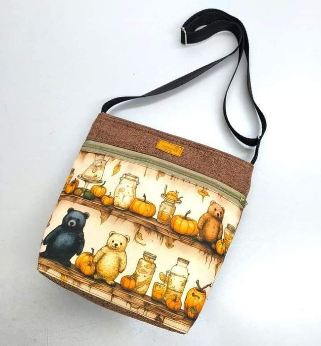 Нова текстилна handmade чанта