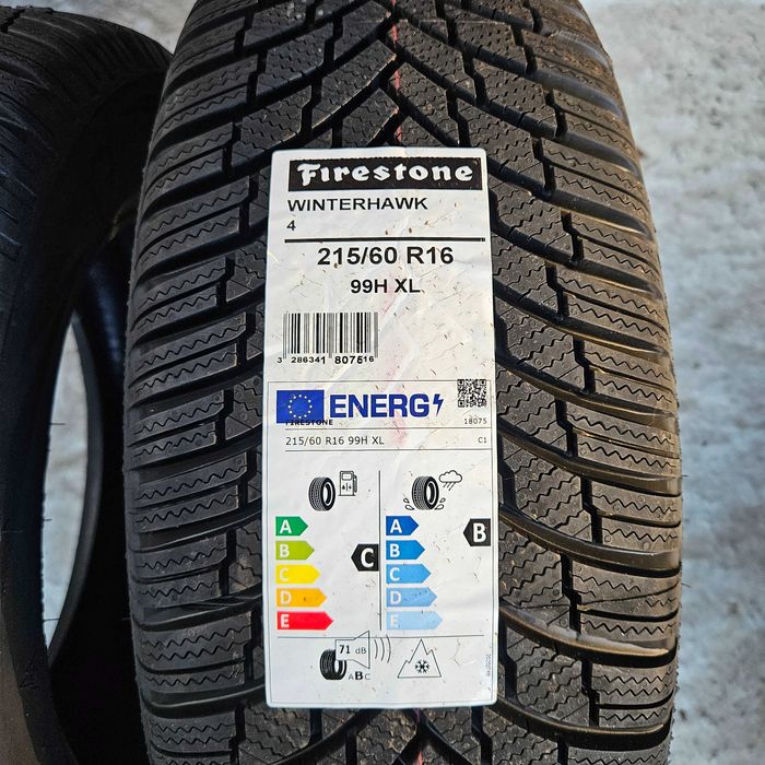 2 Нови зимни гуми 215/60R16 Firestone WinterHawk 4 XL 99H M+S 3PMFS