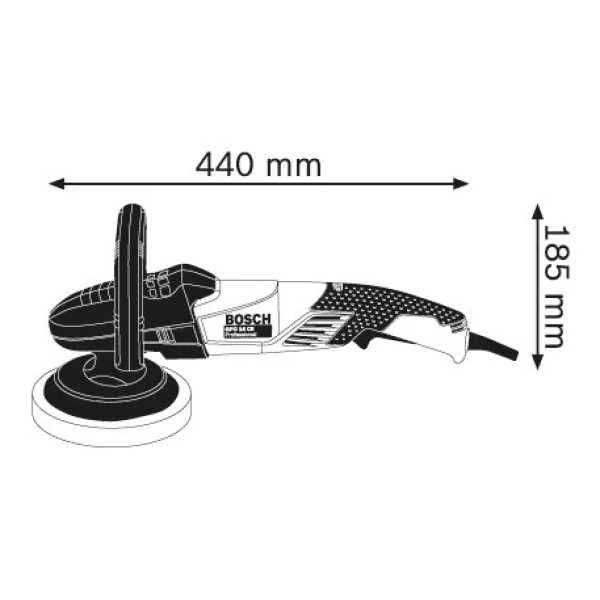Полираща машина BOSCH GPO 14 CE, 1400 W