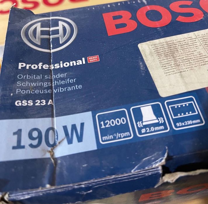 Виброшлифмашинка Bosch