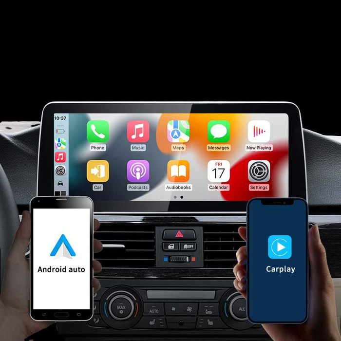 Navigatie Android BMW Seria 5 F10 12.3" CarPlay & Android Auto 8+128GB