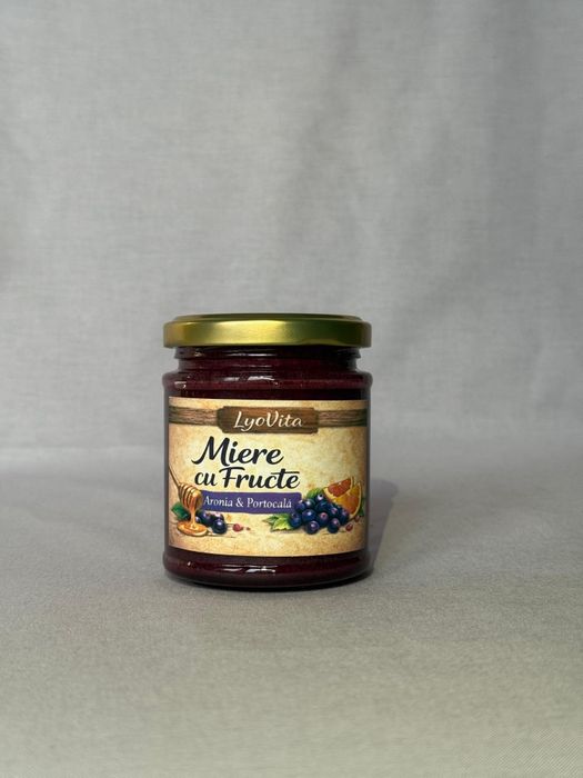 Crema de miere cu fructe liofilizate