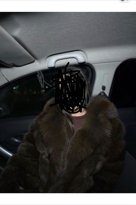шуба песец мех натуральный