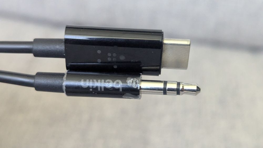 Cablu jack 3.5mm - usb c cu DAC