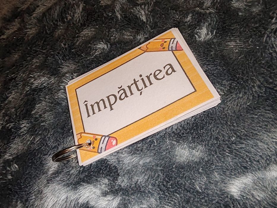 Flashcard tabla împărțirii