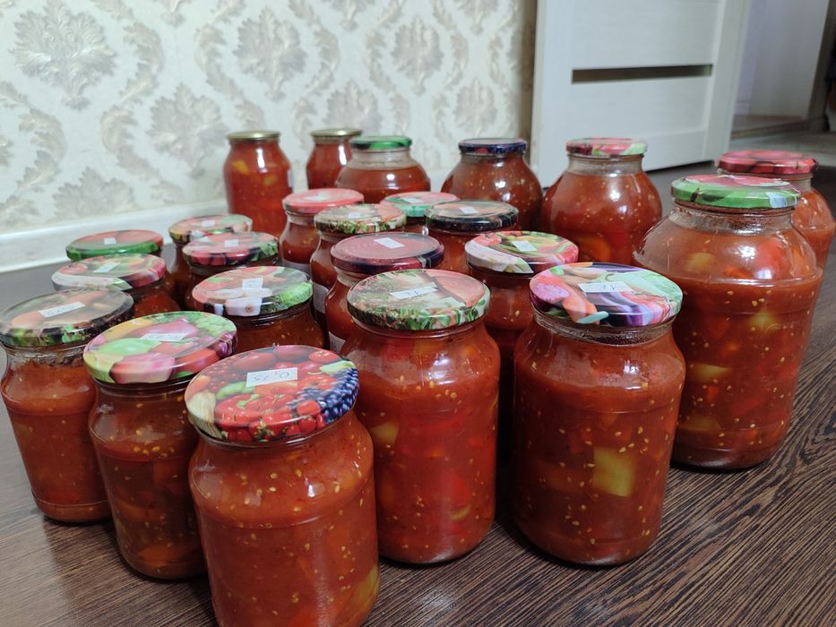 Продам домашнее Лечо, икра кабачковая, икра свекольная, компот