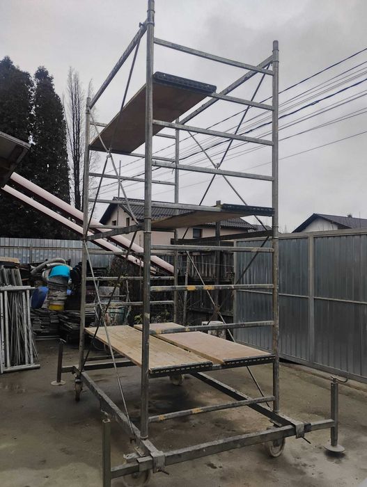 Schela profesionala mobila (cu roti) otel galvanizat