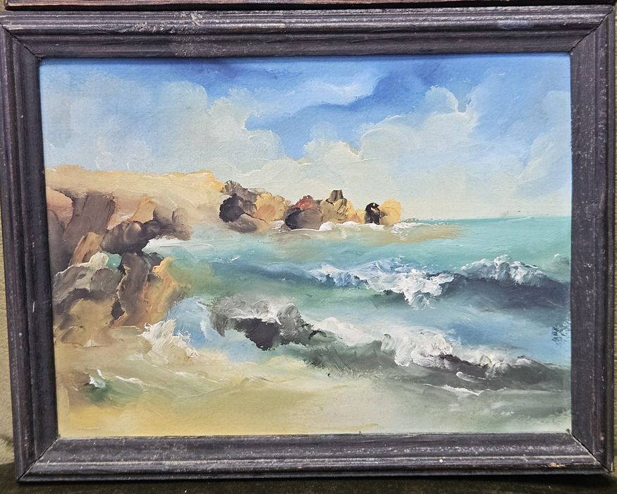 Морски пейзаж две Картини около 1960г.