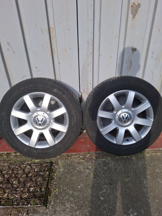 Jante VW + cauciucuri 205/55/16