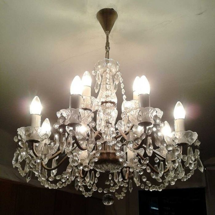 Люстра хрустальная Миконд 12 рожков