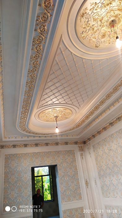 Sifatli gipsokarton qoqish hizmati bor