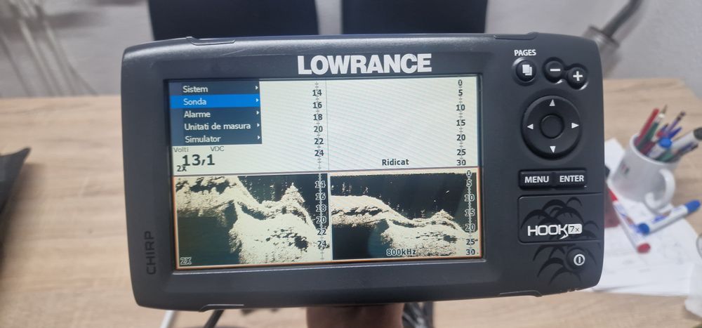 Sonar Lowrance Hook 7X pescuit fox