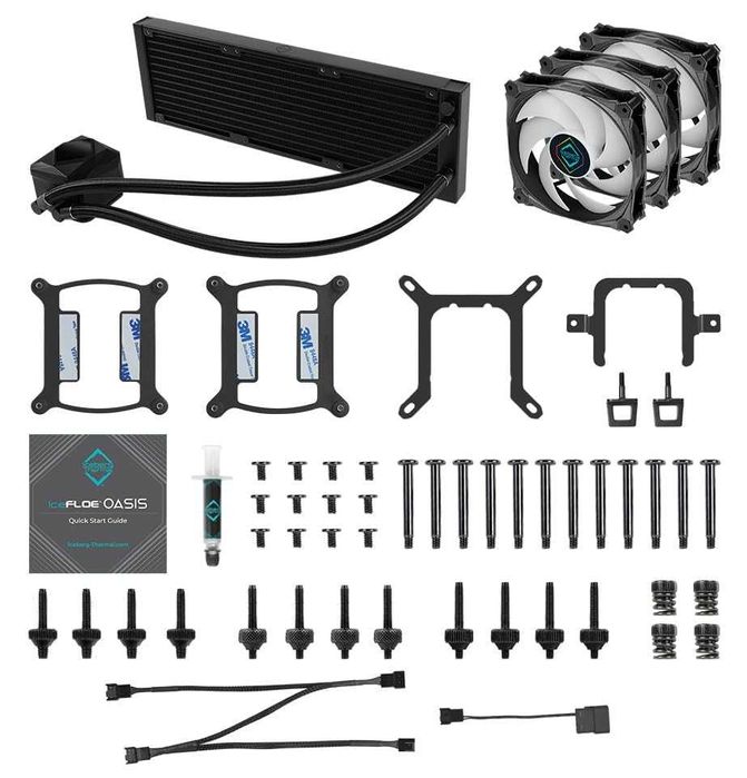 Iceberg Thermal IceFLOE Oasis 360 CPU Водно охлаждане/ARGB Gen2 Fan