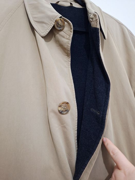 Pardesiu gros Hugo BOSS Vintage Celica avant garde 75% bumbac mărime L