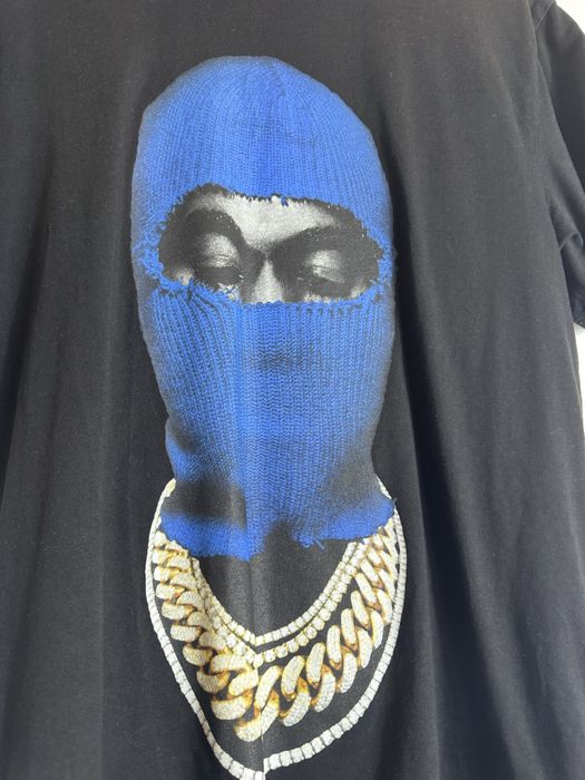 Ih nom uh nit blue mask tee