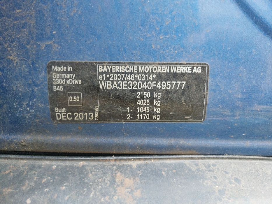 бмв 3.0д н57 f30 bmw 3.0d n57 м-ков волан с пера