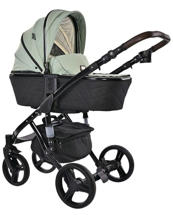 Lorelli - 3in1 Rimini Premium, зелена бебешка количка