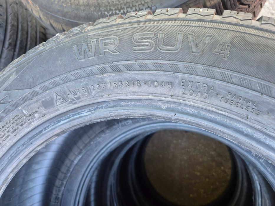 4 Anvelope de IARNA - 235/55/18 104H XL - NOKIAN WR SUV 4 - Stare F BUNA - DOT 2021 !