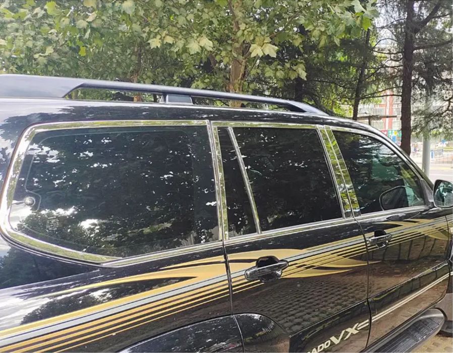 Хром пакет Прадо 120 накладки на двери молдинги на крылья gx 470