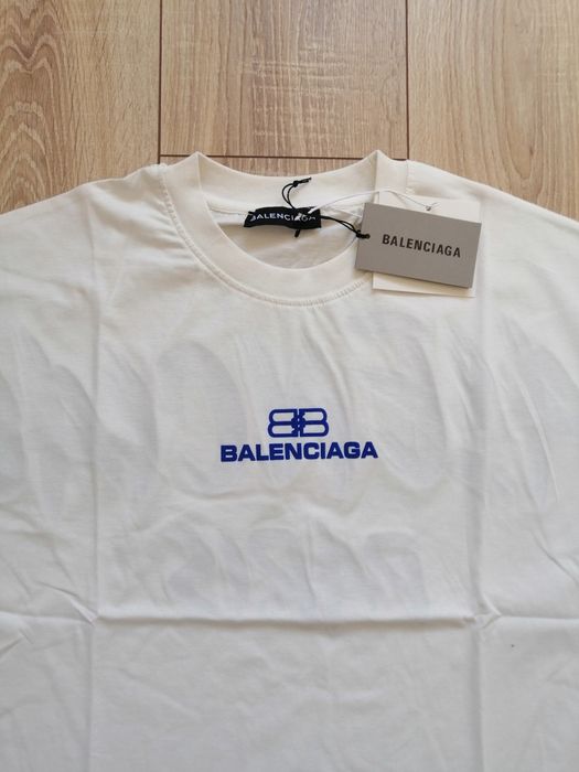Balenciaga Paris мъжка тениска в бял цвят 2XL