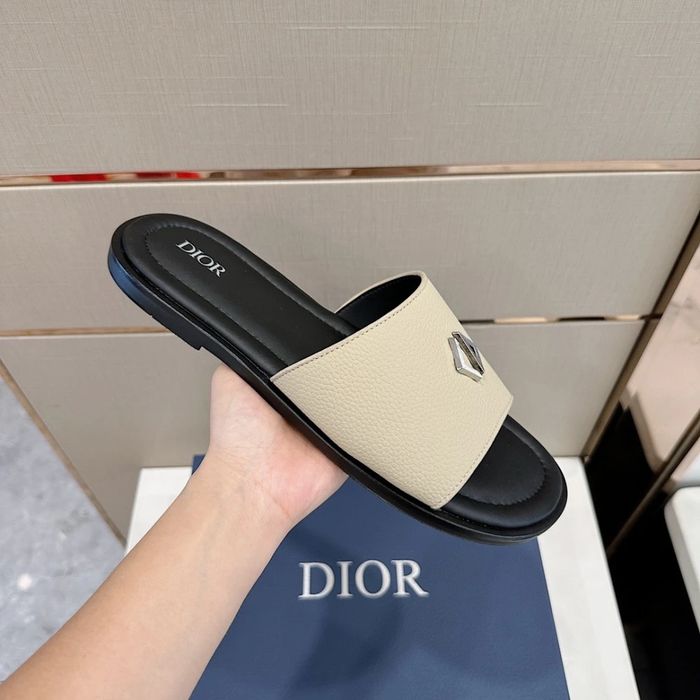 CD Slide Beige/White