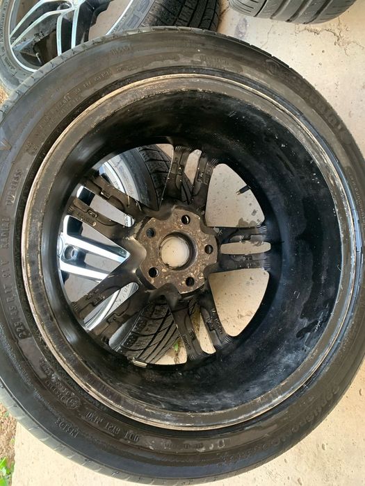Диски оригинал от Мерседеса  r17,летние шины обмен есть