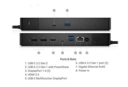 Dock Dell WD19DC nou