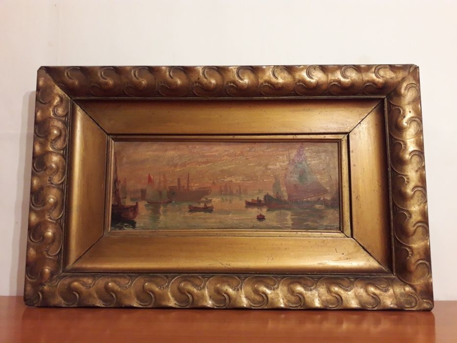 Tablou, Dimitrie Florian (Dobosariu) - Peisaj marin deosebit