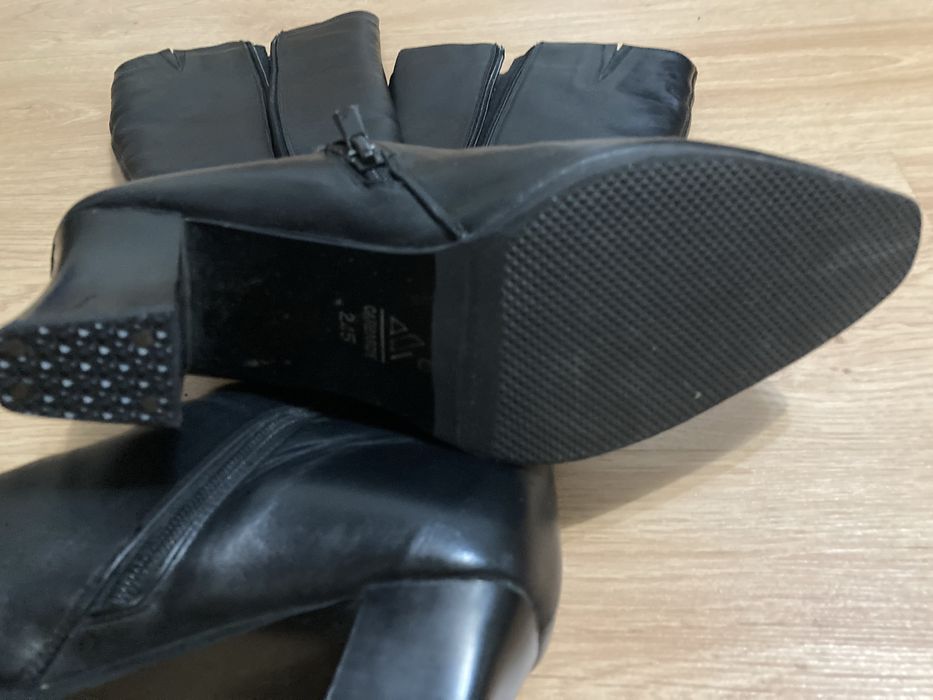 Сапоги зимние кожаные