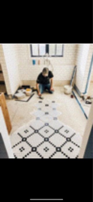 Укладка плитки мозайка гранит