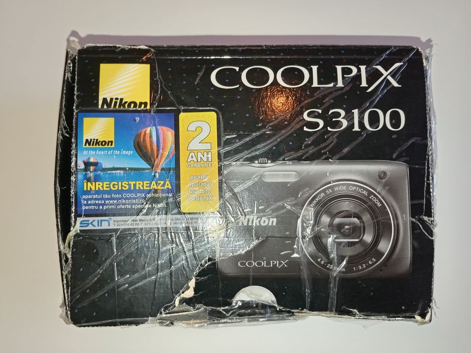 Vând aparat foto Nikon Coolpix S3100 – 300 lei negociabil