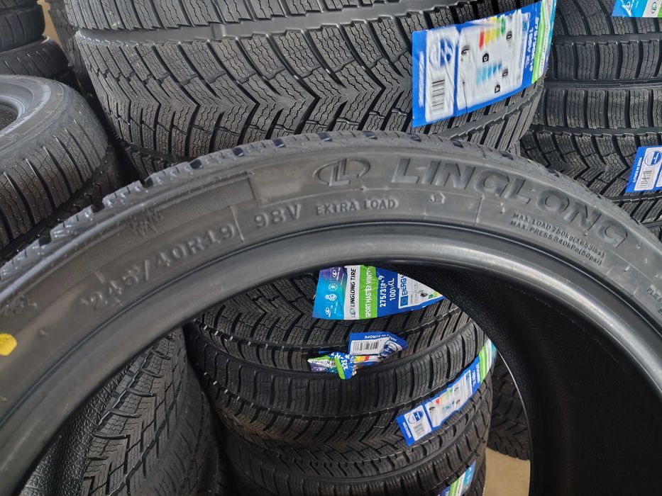 4бр.НОВИ зимни гуми LINGLONG 245 40 19+275 35 19 DOT26 SPORT PAKET цена за брой