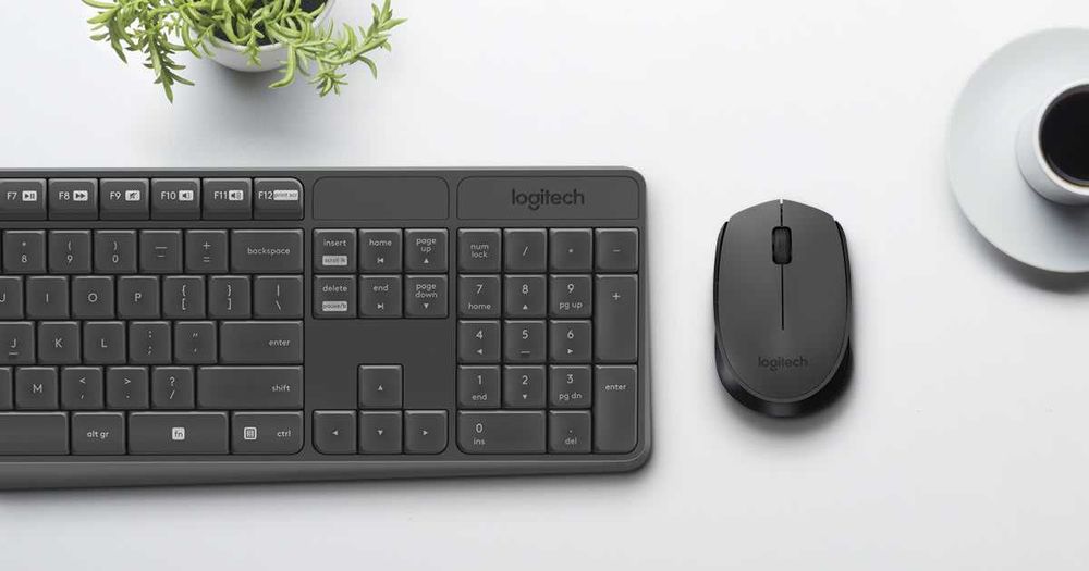 Беспроводная клавиатура и мышь - Logitech MK235