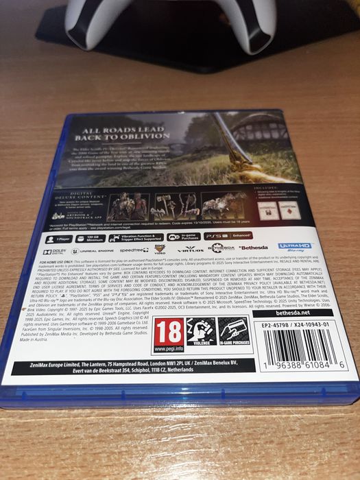 ПРОДАВАМ Oblivion Remasterd за Ps5
