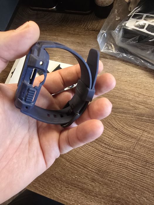 Каишки за Apple Watch Ultra Titanium Milanese Loop L Silicone Blue