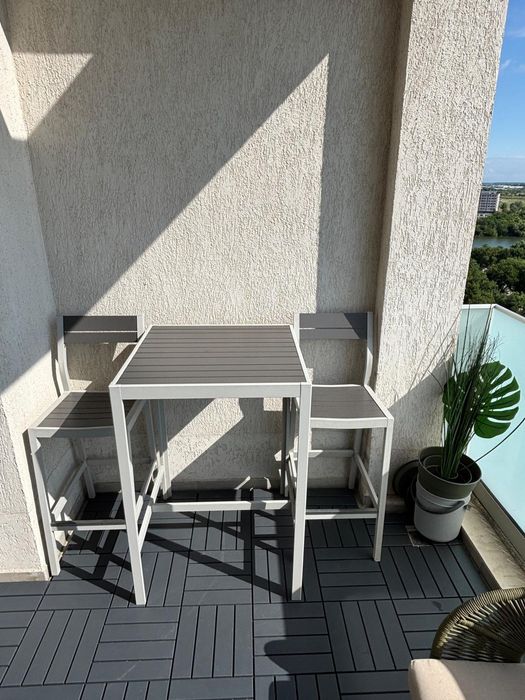 Mobilier terasa  IKEA Själland (masa + 2 scaune) - Stare excelentă