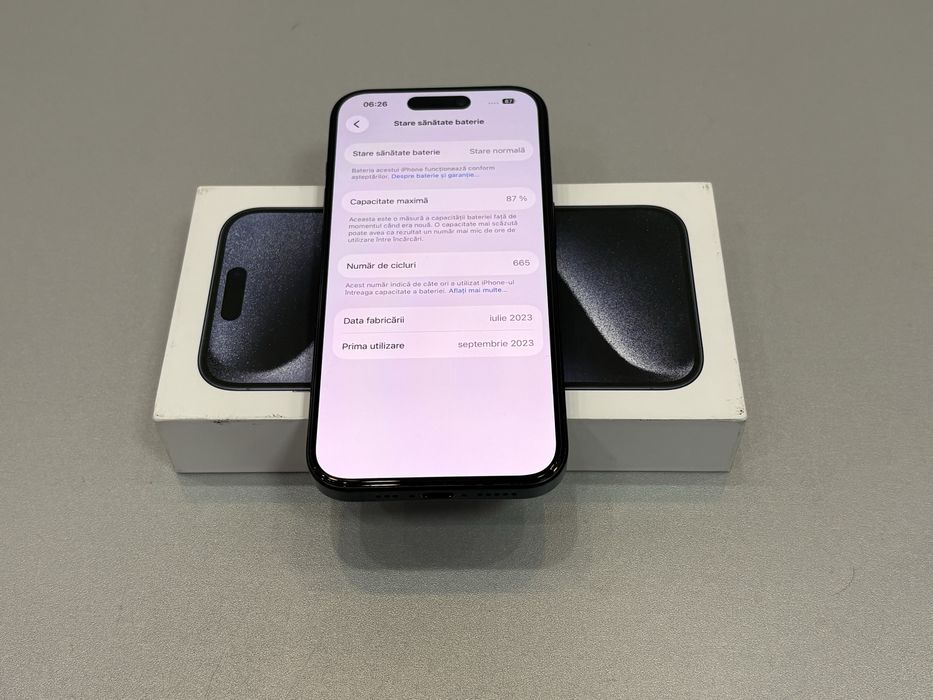 Iphone 15 Pro, 256 gb, Blue Titanium