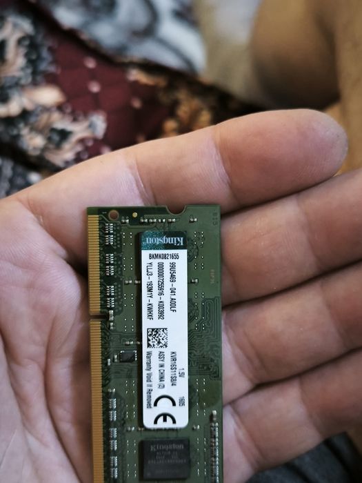 Ноутбук учун 4+4 gb оперативка сотилади