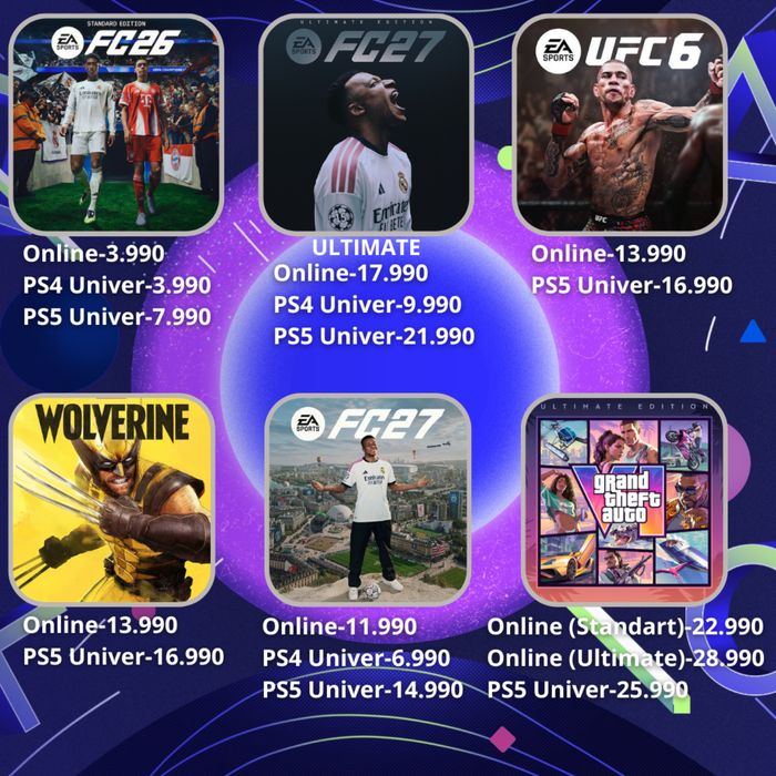 PlayStation 4 / 5 цифрлық ойындар