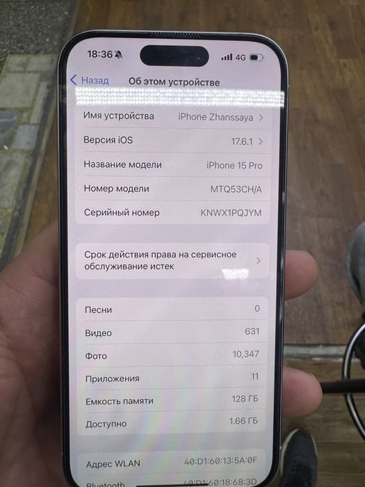 Айфон 15 про 128гб