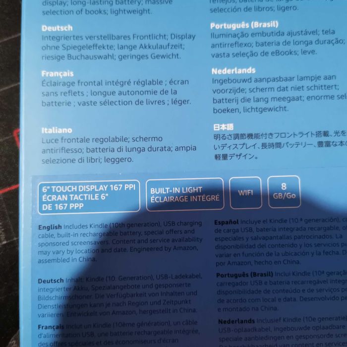 eBook reader Kindle gen.10 cu peste 2000 de carti!