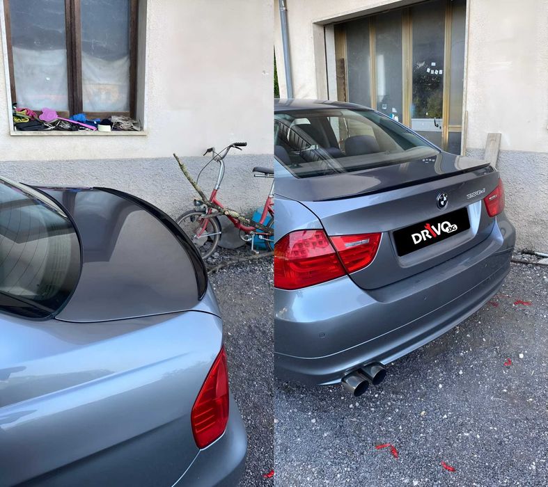 Гаранция! Нов Висококачествен Лип Спойлер за Багажник на BMW E90