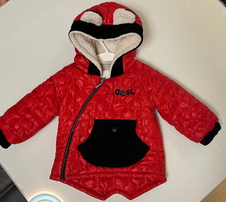 Комплект зимно яке с панталонки, 9-12 м, за момче